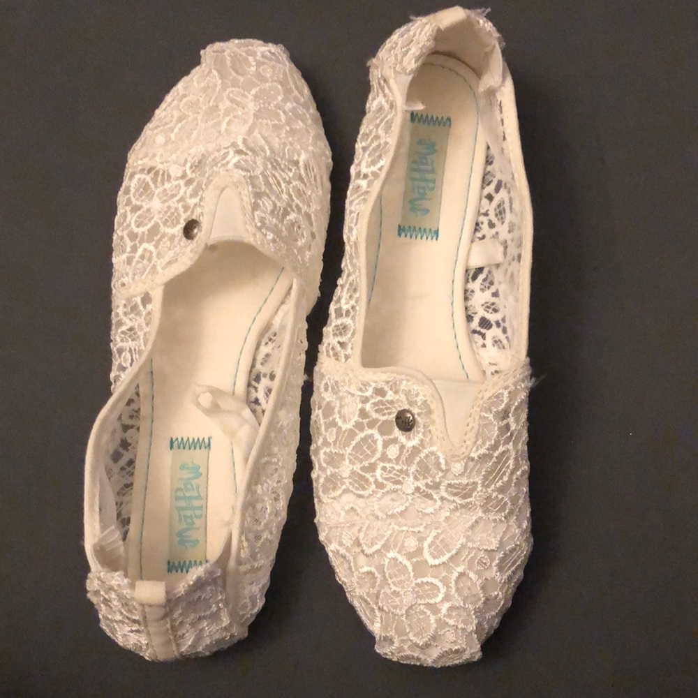 Madpole white shoes